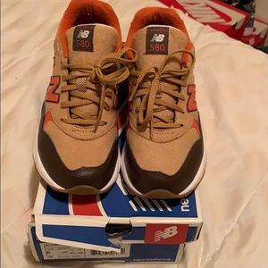 Wheat and Orange New Balances Youth Size 6